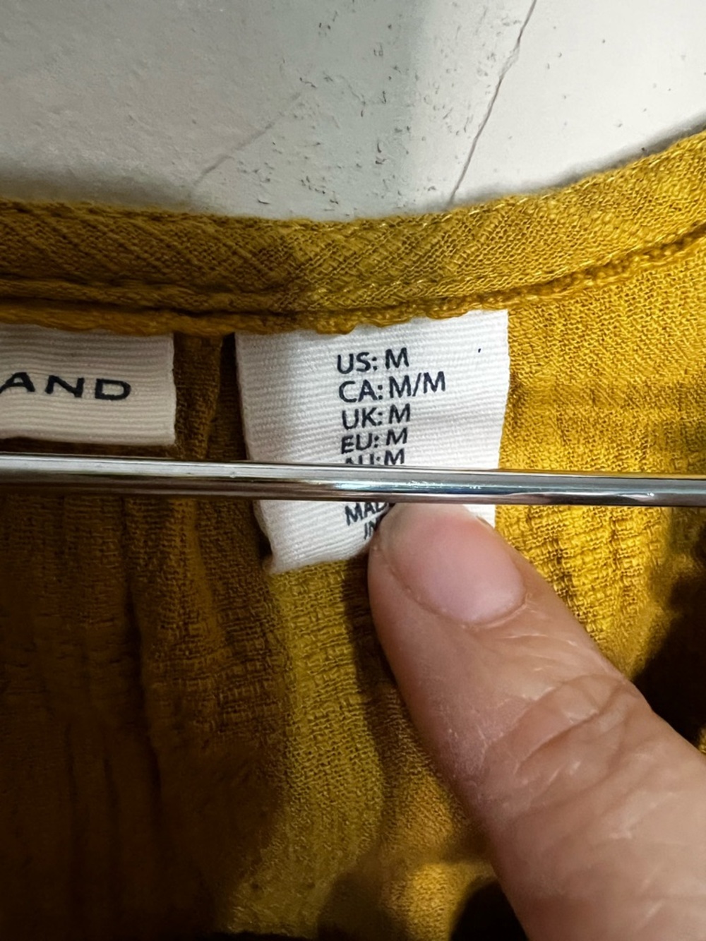Lucky Brand Mustard Yellow Gauze Cotton Button Down Tiered Maxi Dress - Picture 8 of 12